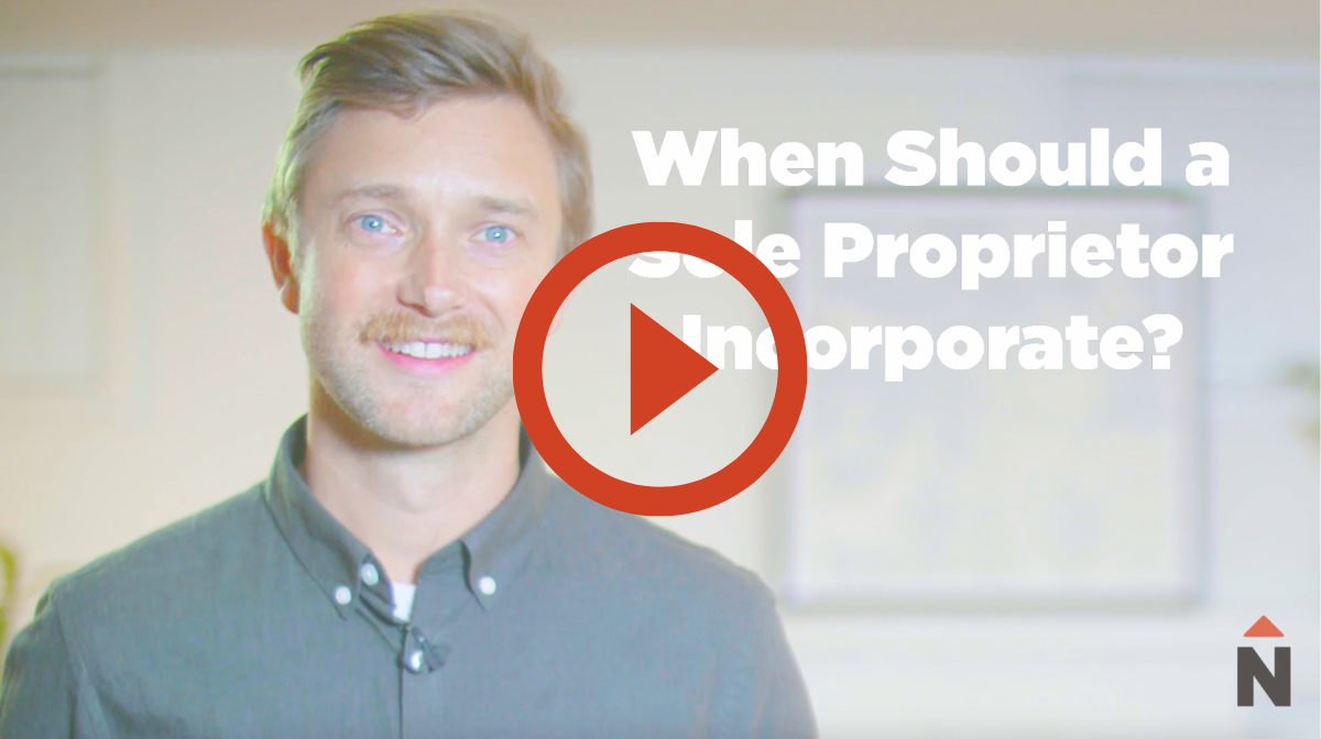 Sole proprietor vs. incorporation Learn when to incorporate